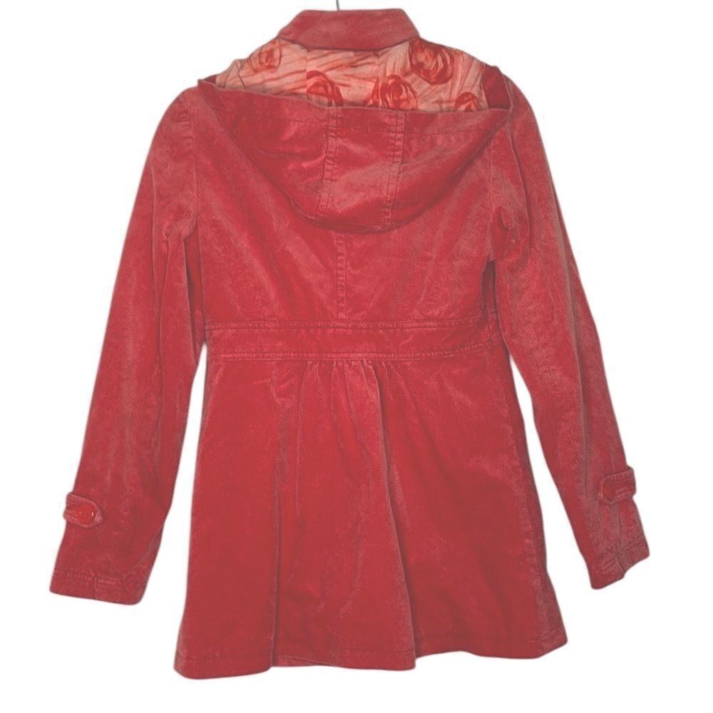 Anthropologie Idra Soft Coral Jacket Unique Corduroy - Picture 2 of 10